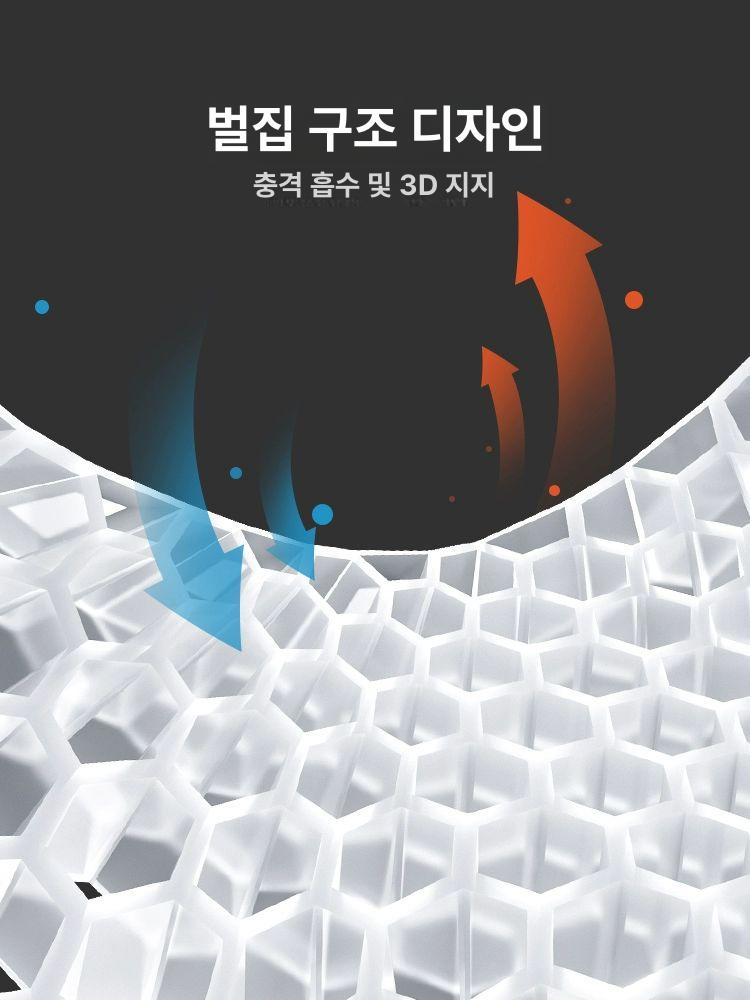 차량용 쿠션 메모리폼 꼬리뼈 경사 골반 사무실 의자 방석 좌석 - 상세 이미지 5