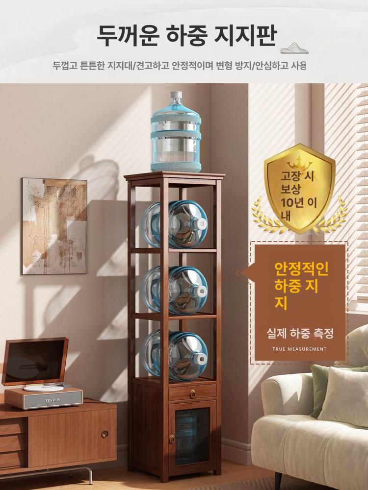 장식장 위스키 원목 사방탁자 화초장 테이블 한식당 와인 술 양주장 진열장 이미지 6