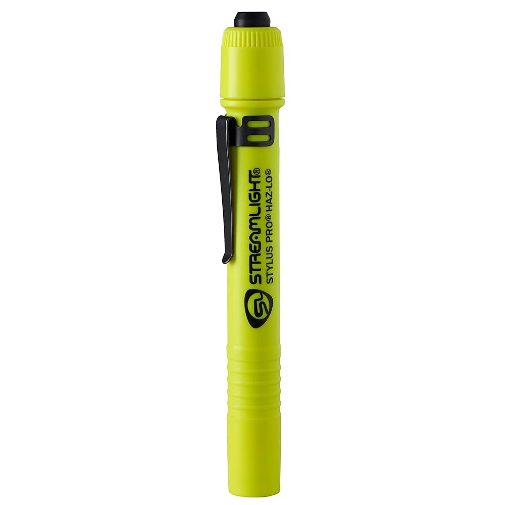 산업 근로자, 검사관, 기술자 및 응급 구조대원을 위한 Streamlight 66300 스타일러스 프로 HAZ-LO 105-루멘 본질적으로 안전한 펜 라이트, AAA 배터리 2개, - 상세 이미지 3