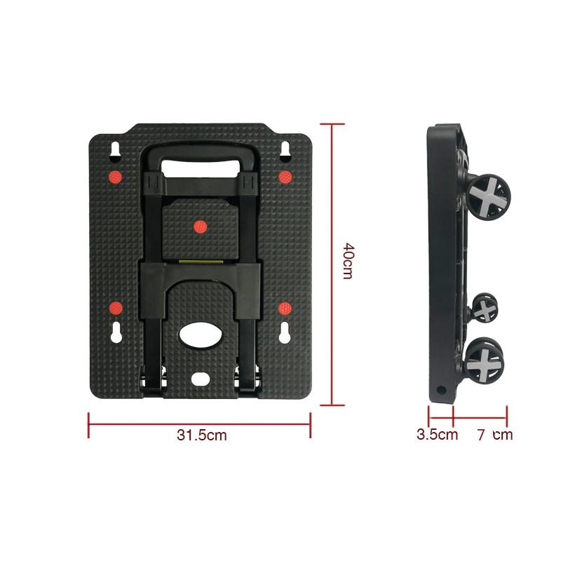 초경량카트 접이식 폴딩카트 손수레 블랙 폼 마트 피크닉 장바구니 미니 소형 저소음 - 상세 이미지 5