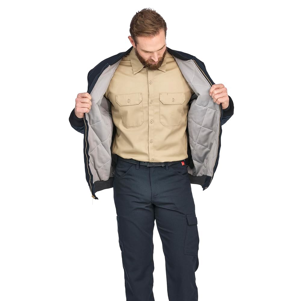 불워크 FR 남성 미들급 엑셀 팀 재킷 Navy Small - 상세 이미지 3