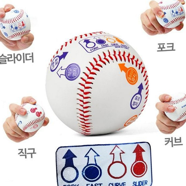 소프트 연습용 야구공 변화구 야구공 캐치볼 훈련용 2개 안전 - 상품 이미지