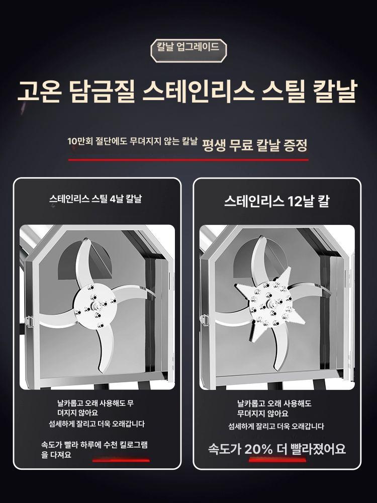 농업용 사료분쇄기 볏짚 절단기 가축 여물 곡물 파쇄기 조사료 절단 분말 제조기 - 상세 이미지 2