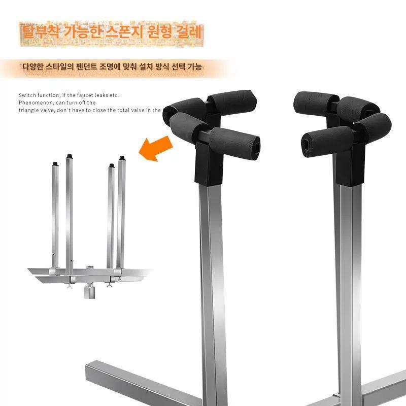 고소 작업대 천정 조명 리프트 레일 이동식 천장형 스테인리스 수리 설치 승강 - 상세 이미지 3