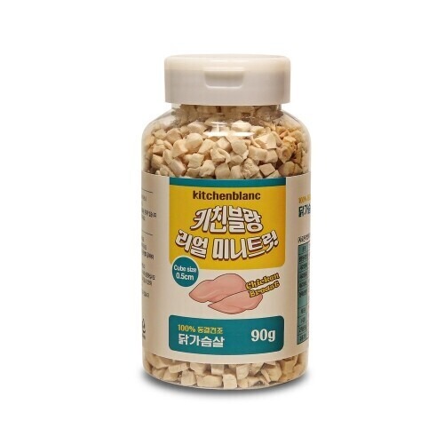 영하40도 100%동결건조 키친블랑 리얼 미니트릿 닭가슴살, 90g, 1개 - 상품 이미지