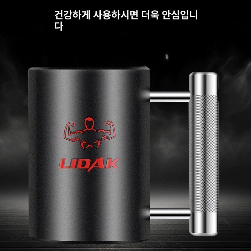 헬스 머그컵 중량 아령 술잔 무거운 머슬컵 근손실방지 선물용 헬창굿즈 - 상세 이미지 2