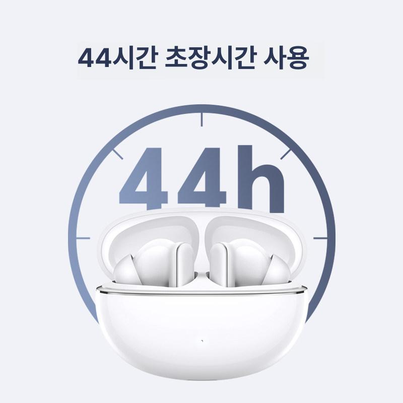 DOINGTOP X8i 무선 블루투스 이어폰 노이즈캔슬링 음악 운동용 블랙 - 상세 이미지 3