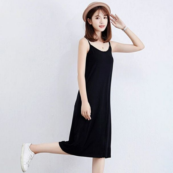데일리 여성 민소매 원피스 비치 여성 롱 원피스 휴양지 여름 - 상품 이미지