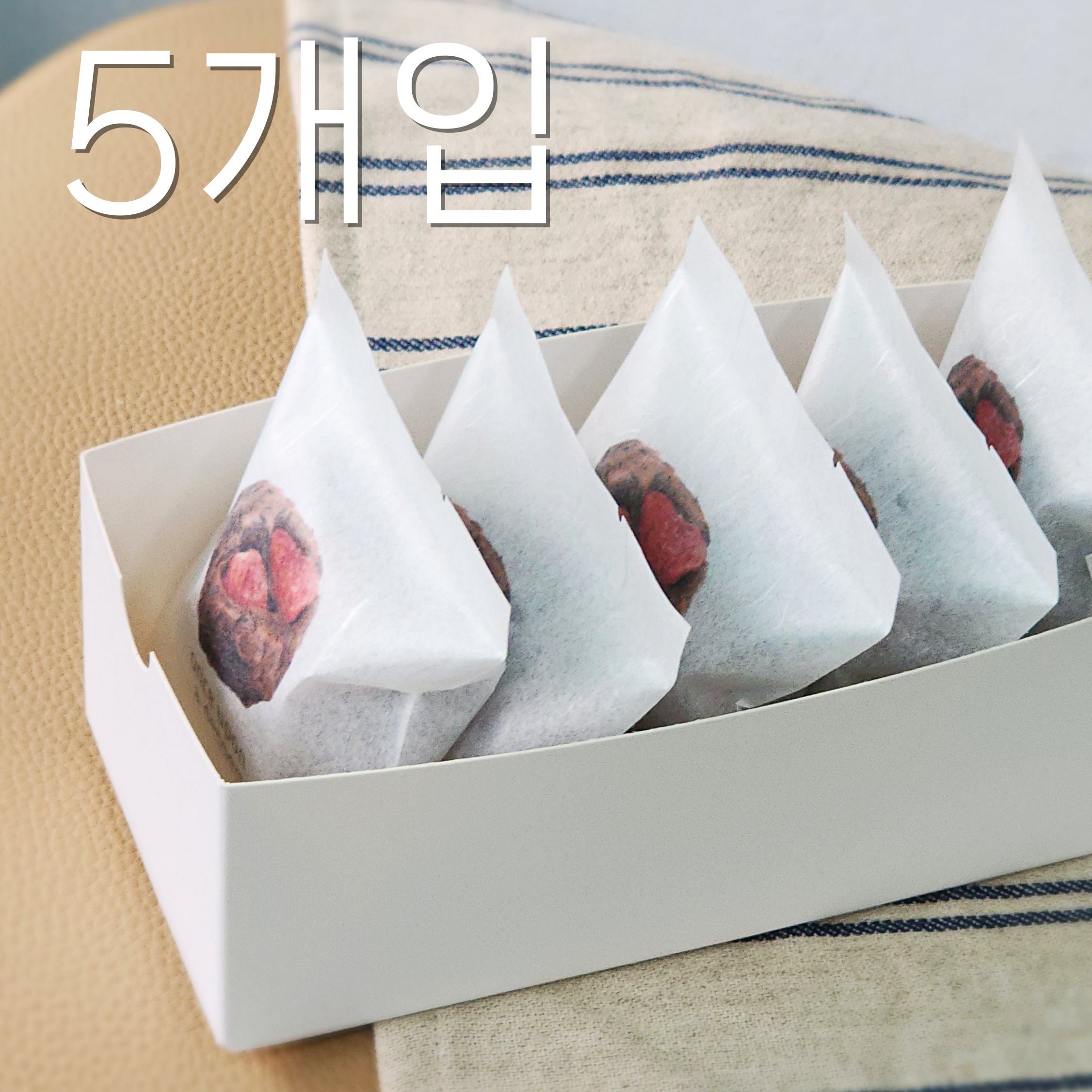수제 브라우니 딸기초코, 33g, 5개 - 상세 이미지 2