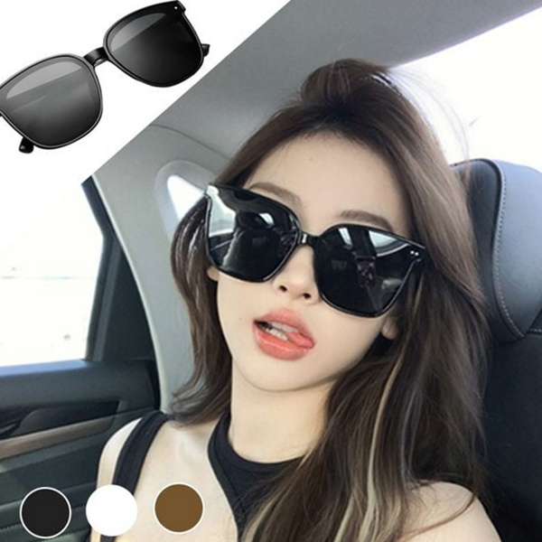 남녀공용 남성 패션 선글라스 스퀘어 여성 패션 선글라스 데일리 뿔테 - 상품 이미지