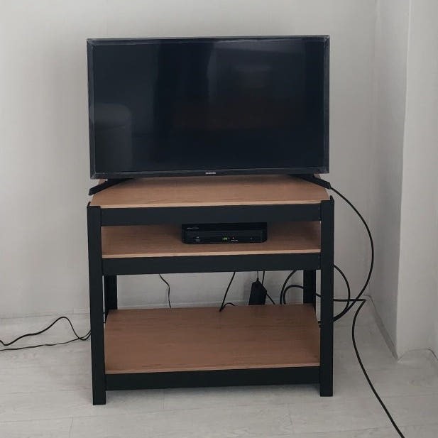 2단 TV 거실장 다이 800 400 600 mm 미리 거실 원목 높은 거실장 가로 깊이 폭 세로 넓이 너비 80 40 300 500 700 900 1000 1100 1200 후기 이미지 6