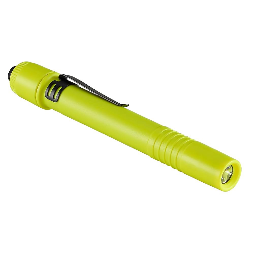 산업 근로자, 검사관, 기술자 및 응급 구조대원을 위한 Streamlight 66300 스타일러스 프로 HAZ-LO 105-루멘 본질적으로 안전한 펜 라이트, AAA 배터리 2개, - 상세 이미지 2