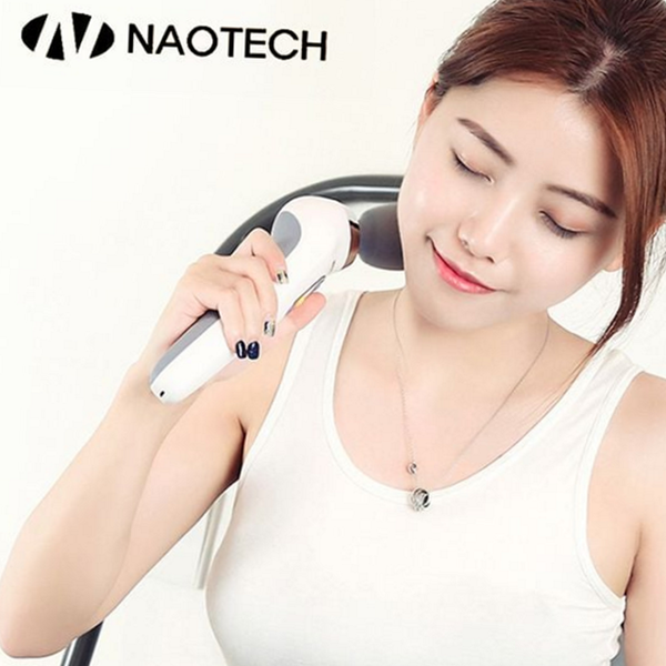 휴대용 무선 핸디 안마기 두드림 무선 목 어깨 마사지기 전신 - 상품 이미지