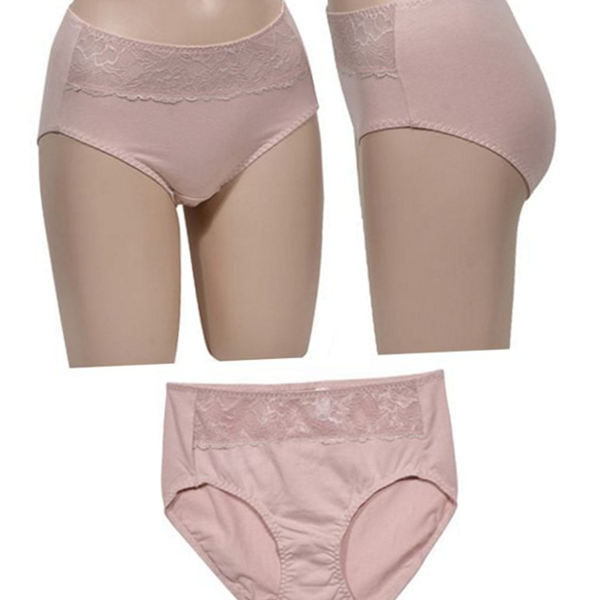 하이 여성 맥시 팬티 레이스 여성 삼각 팬티 데일리 속옷 - 상품 이미지