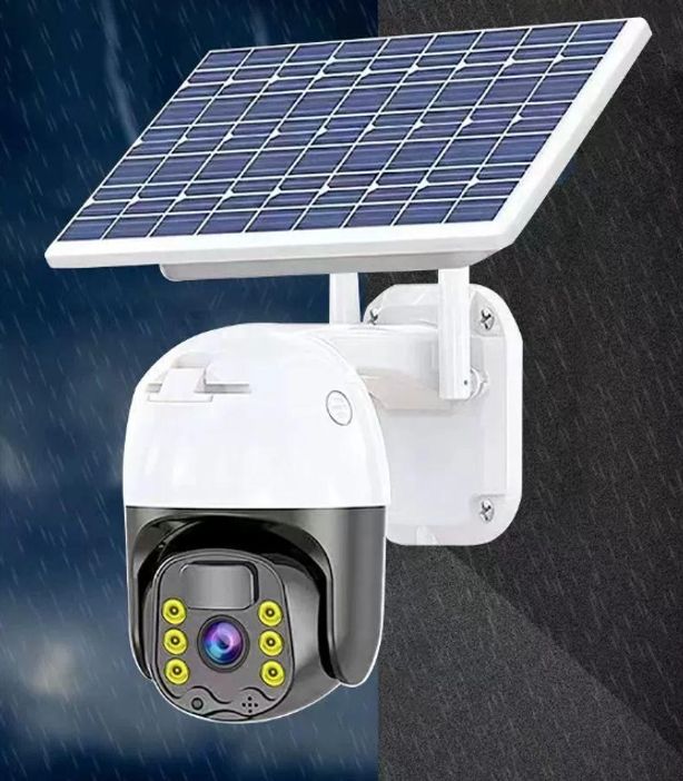 농막 CCTV 태양광 무선 야외 감시카메라 창고 시골 현관 태양열 솔라 - 상품 이미지