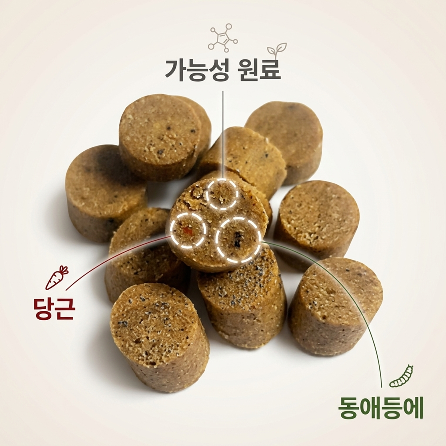 꾹펫 스킨케어 강아지 소프트사료 피부모질 연어, 8mm, 3kg 이미지 7