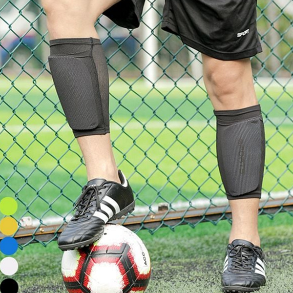 슬리브 축구 정강이 보호대 훈련용 남성 축구 보호대 신가드 다리 - 상품 이미지