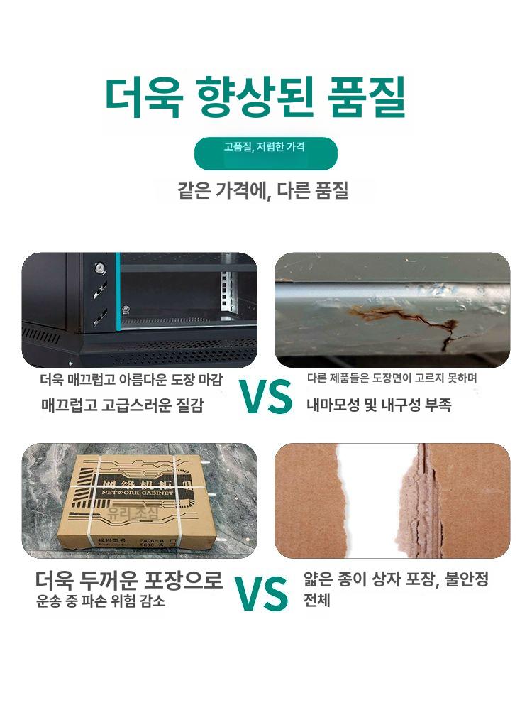 네트워크 서버랙 통신 장비 케이스 전산실 보관함 IT랙 - 상세 이미지 4