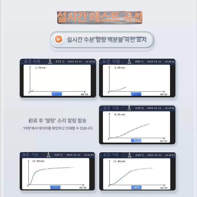 디지털 측정기 할로겐 수분 함량계 곡물 쌀 고정밀 적외선 검사 건조기 - 상세 이미지 5