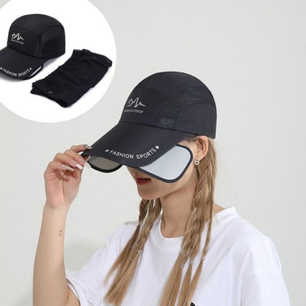 와이드챙 여성 여름 모자 날개 챙 모자 캠핑 여행 - 상품 이미지