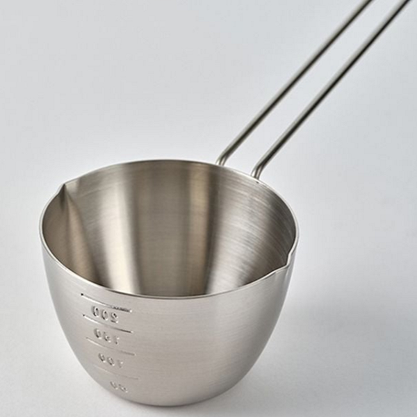 조리용 스테인레스 계량 컵 베이킹 스텐 계량 컵 손잡이 200ml - 상품 이미지