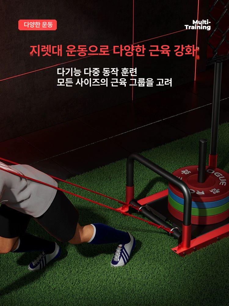 파워슬레드 짐슬레드 근력 전차 밀기 강력한 운동 순발력 크로스핏 - 상세 이미지 4
