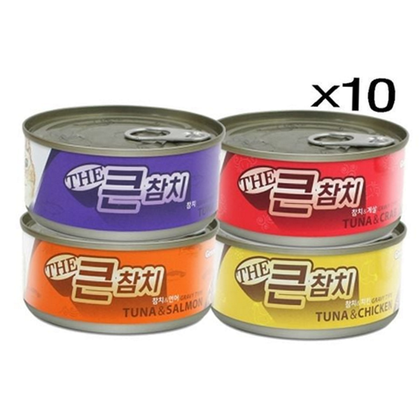 반려묘 고양이 간식 참치 고양이 통조림 영양식 160g - 상품 이미지