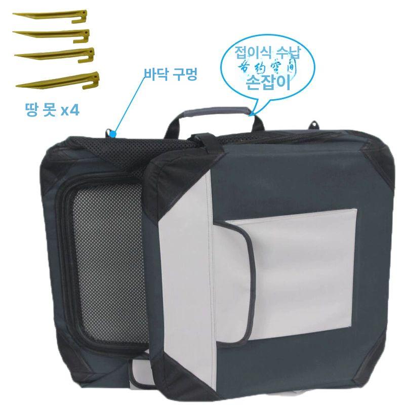 차량용 케이지 대형견 이동식 휴대용 펜스 반려견 운반함 견사 - 상세 이미지 5