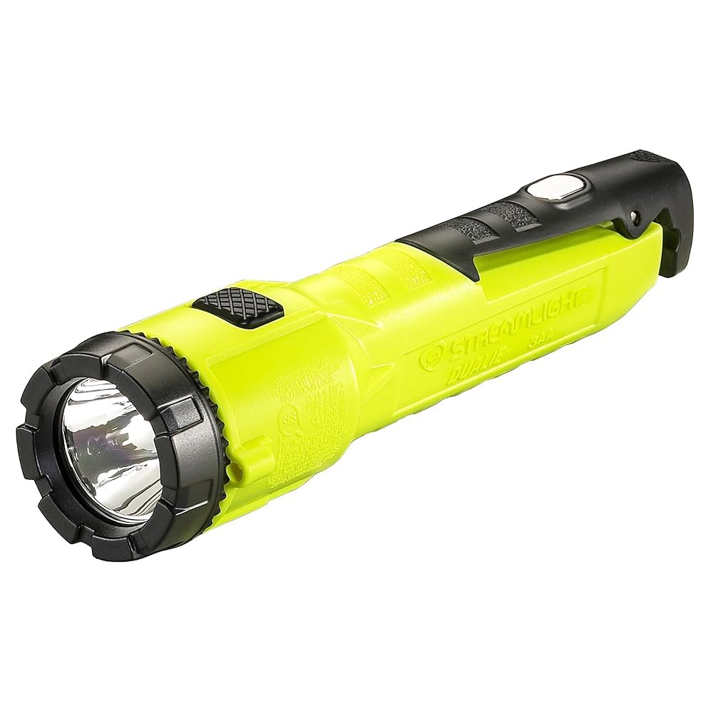Streamlight 68780 듀얼리 3AA 245-루멘 마그네틱 본질적으로 안전한 산업용 손전등, 배터리 없음/홍수 포함, 노란색 - 상품 이미지