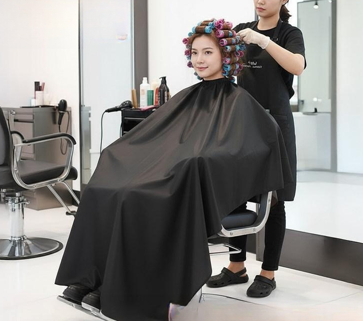 미용 앞치마 염색 이발소 헤어 파마  컷트앞치마 - 상품 이미지