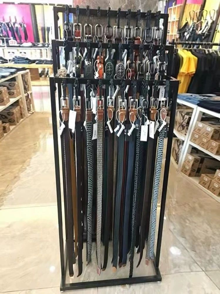 스카프 거치대 매장 진열대 허리띠 행거 벨트걸이 머플러 정리용품 다용도 원형 랙 - 상세 이미지 2