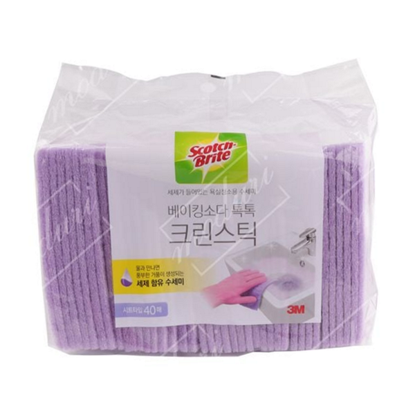 일회용 욕실 청소 수세미 베이킹 시트 타입 수세미 간편 다용도 - 상품 이미지