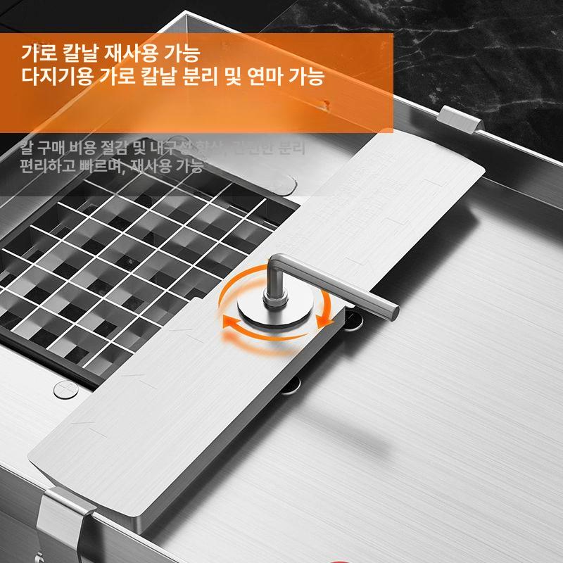 업소용 슬라이서 감자 당근 다이싱 다기능 커팅 머신 - 상세 이미지 2
