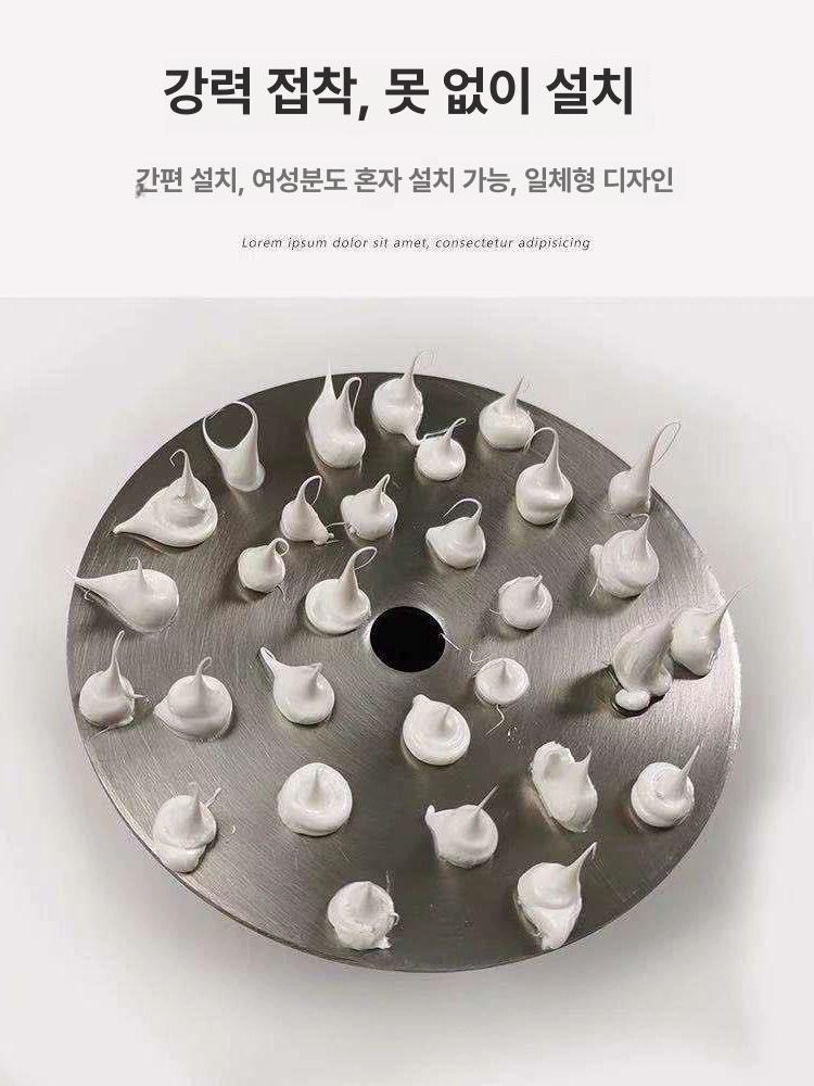 샤워 커튼봉 u자형 욕실 방수포 무타공 파티션 샤워부스 - 상세 이미지 2