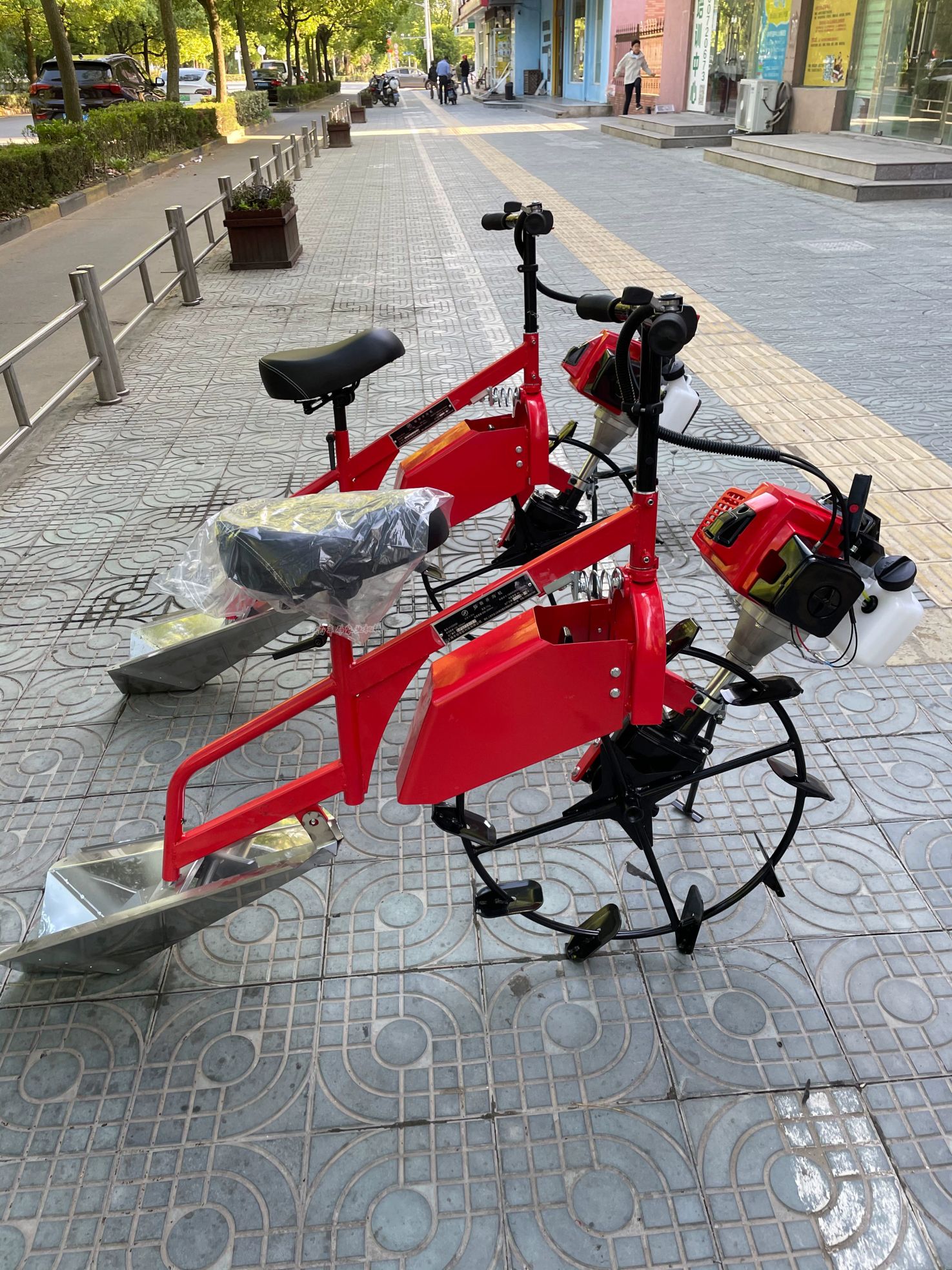 승용 배토기 동력식 로타리 고랑파기 도랑 농업용 경운기 - 상세 이미지 3