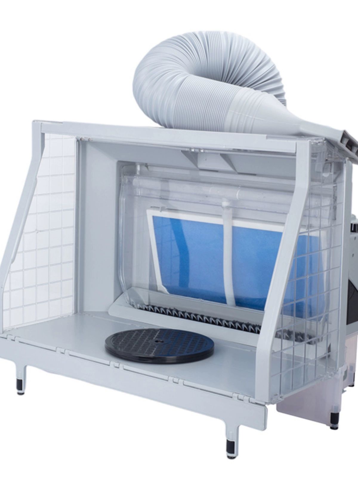 프라모델 작업대 에어브러쉬 도색부스 환풍기 LED 스프레이건 페인팅 - 상품 이미지