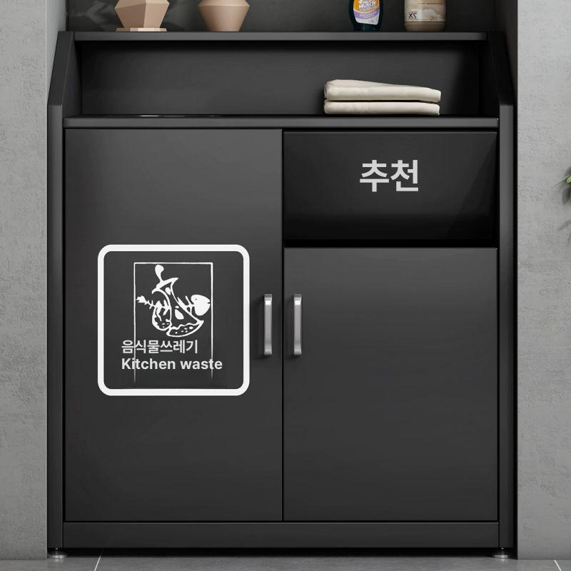 매장 테이블 철제 카페 퇴식대 랙 업소용 분리수거함 스테인리스 정리대 - 상세 이미지 5