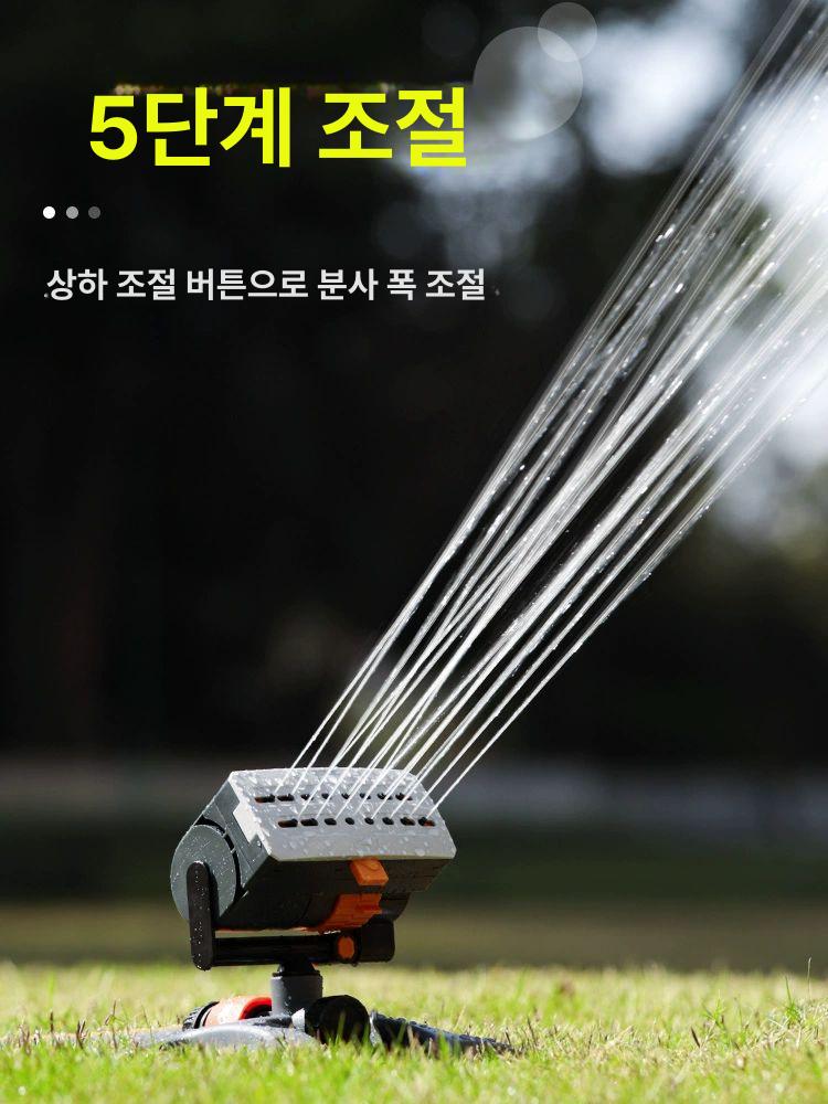 회전 스프링클러 자동 정원 잔디 급수 텃밭 물뿌리개 - 상세 이미지 3