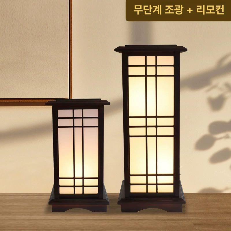 전통 무드등 한옥 한지등 펜션 인테리어 엔틱 종이 조명 이자카야 갓등 샹들리에 라이트 - 상세 이미지 3