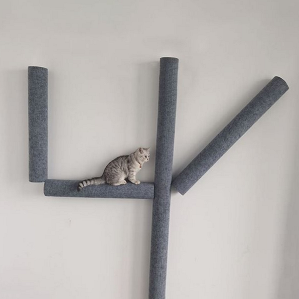 벽걸이 고양이 스크래처 부착식 벽 부착 스크래처 기둥 장난감 - 상품 이미지