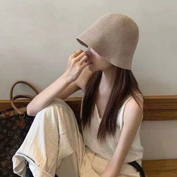 데일리 여성 벙거지 모자 바캉스 여성 버킷 모자 통기성 여름 - 상품 이미지