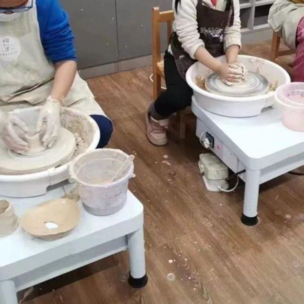 전동 물레 공방 공예 220V 일체형 페달 만들기  - 상품 이미지