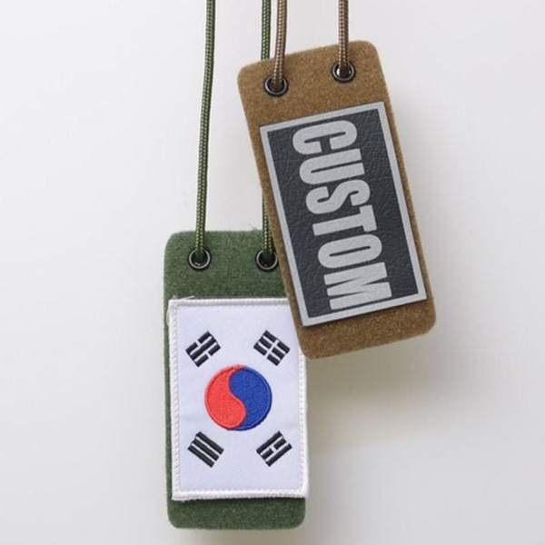 전술 밀리터리 카드 지갑 방수 목걸이형 카드 지갑 교통카드 수납 - 상품 이미지