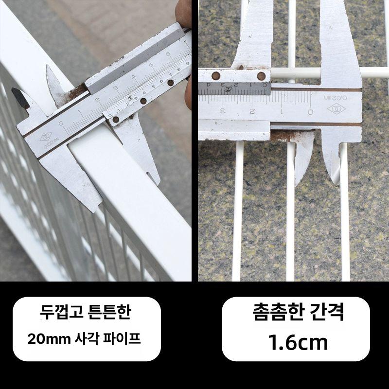 대형 케이지 초대형 철장 반려동물 강아지 고양이 울타리 펜스 메탈 - 상세 이미지 4
