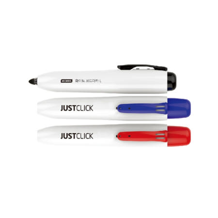 [소망드림마켓협력사]퀵마크L 클릭형 보드마카 3mm 대용량 단품 컬러선택 노크식보드마카