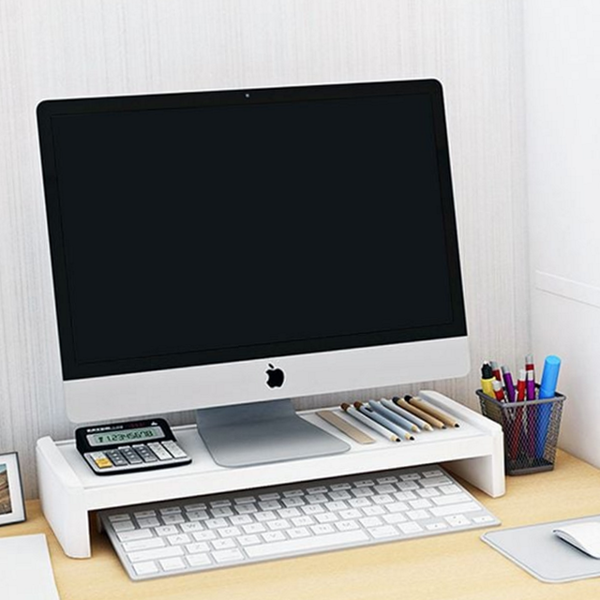 1단 모니터 받침대 높이 컴퓨터 받침대 데스크테리어 사무실 - 상품 이미지