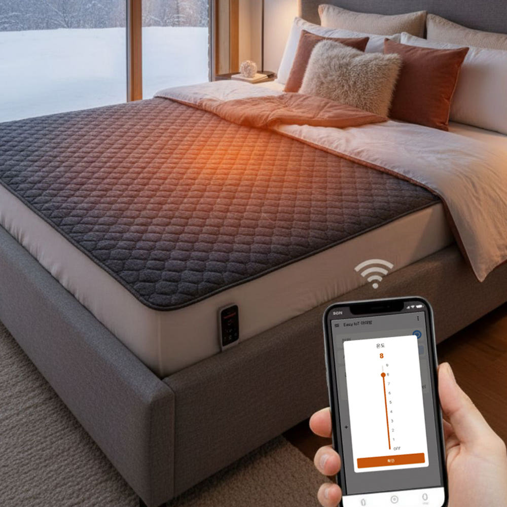 한일온열기 IOT 스마트 EMF 전자파 차단 전기 매트 2인용 더블 가격 비교 한일온열기 온라인총판 한일온열기 IOT 스마트 EMF 전자파 차단 전기 매트 2인용 더블