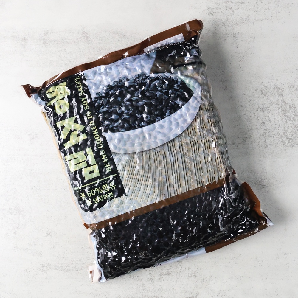 콩조림 콩장 검은콩조림 콩자반 반찬 업소용 4kg x 5개 - 상세 이미지 3