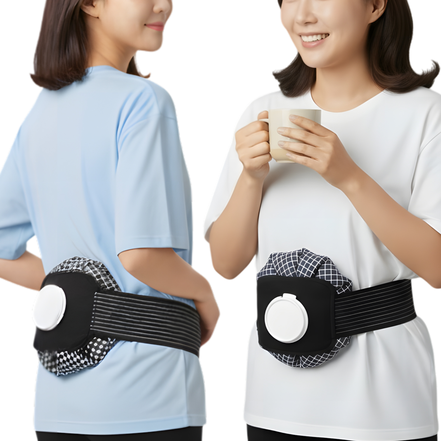 퍼블리코 냉찜질팩 얼음찜질 주머니 착용형 스트랩 어깨 무릎 - 상품 이미지