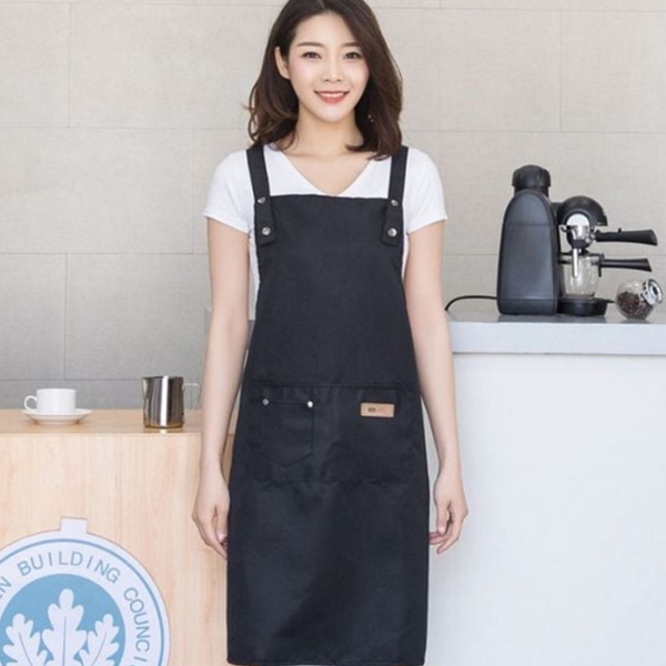 데일리 바리스타 앞치마 생활 업소용 앞치마 작업용 남녀공용 방수 포켓 - 상품 이미지